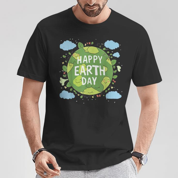 Cute Planet Earth Saying Happy Earth Day 2024 T-Shirt Unique Gifts