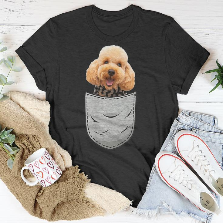 Cute Poodle Pudelhund Caniche Dog Lovers And Pocket Owner T-Shirt Unique Gifts