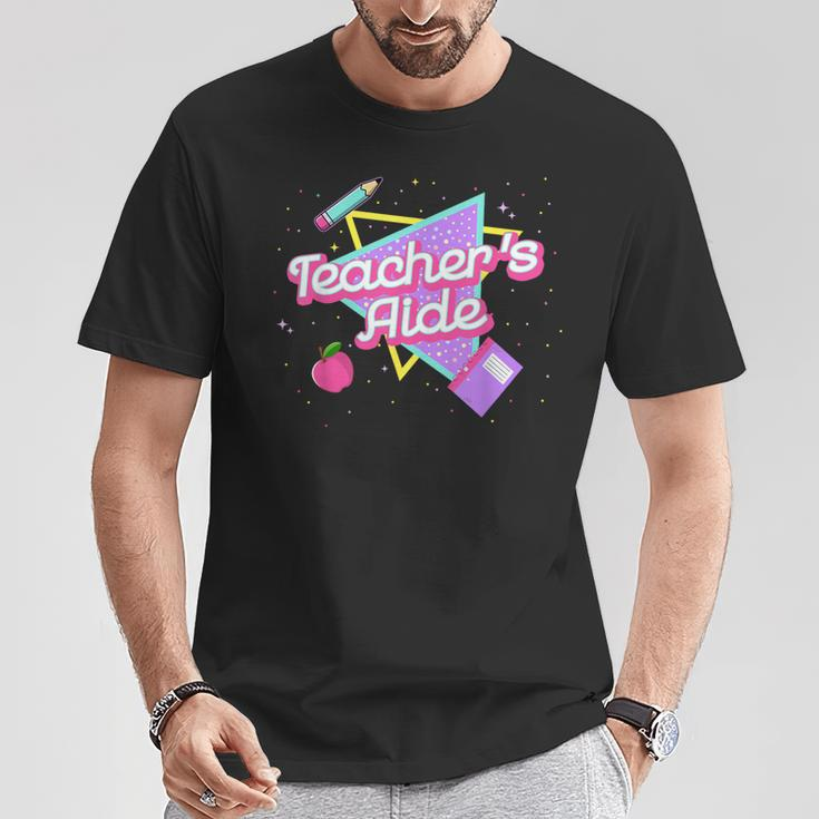 Cute Teacher's Aide 80'S 90'S Back To School T-Shirt Unique Gifts