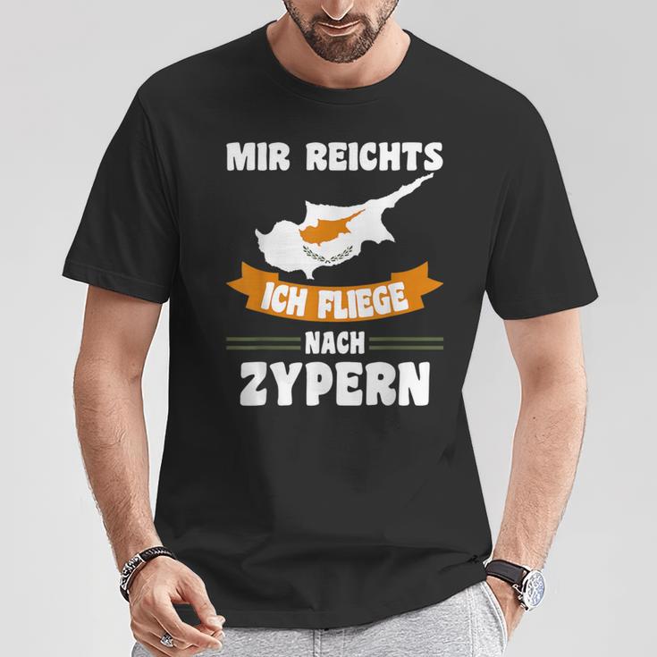 With Cyprus Flag Mir Reichts Ich Fliege Nach Zyprrus Motif T-Shirt Lustige Geschenke