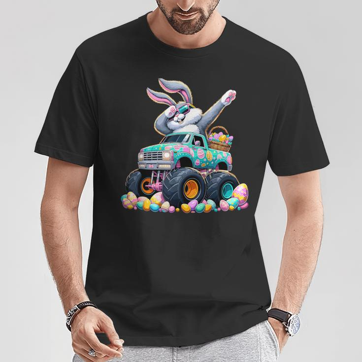 Dabbing Bunny Happy Easter Monster Truck Easter T-Shirt Funny Gifts