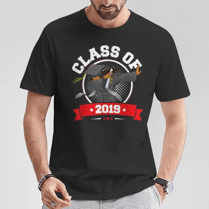 Dabbing Graduation Class Of 2019 Black T-Shirt Unique Gifts