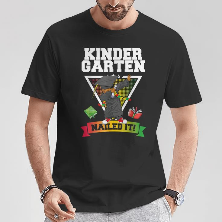 Dabbing Graduation Class Of 2024 Boy Kindergarten Nailed It T-Shirt Unique Gifts