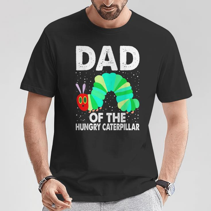 Dad Of Hungry Caterpillar Cute Caterpillar Birthday T-Shirt Unique Gifts
