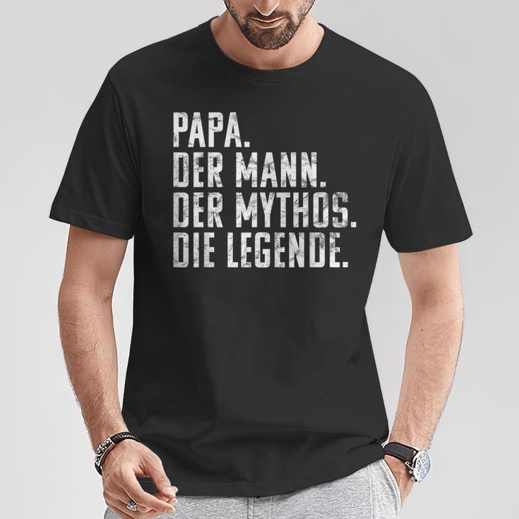 Dad Man Mythos Die Legend Father's Day Birthday T-Shirt Lustige Geschenke