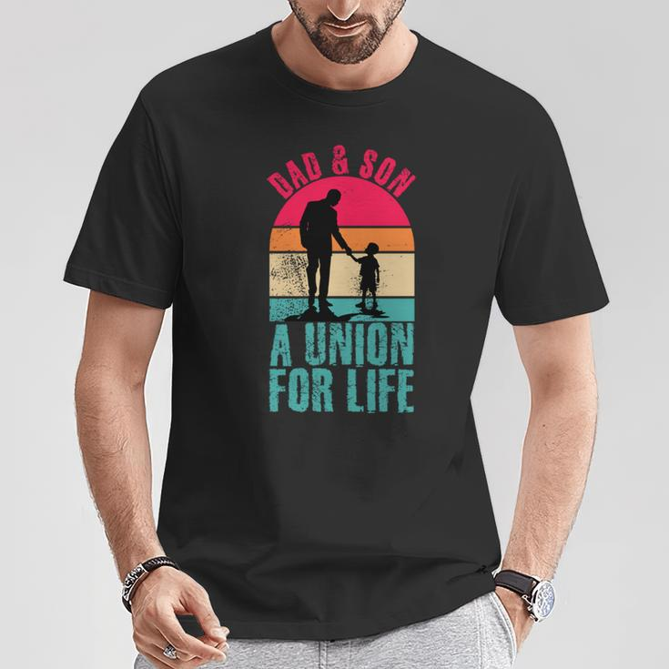 Dad And Son Greatest Father Friendship Dad Father's Day T-Shirt Unique Gifts