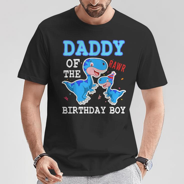 Daddy Dinosaur Dad Of The Birthday Boy Dad And Son Matching T-Shirt Unique Gifts