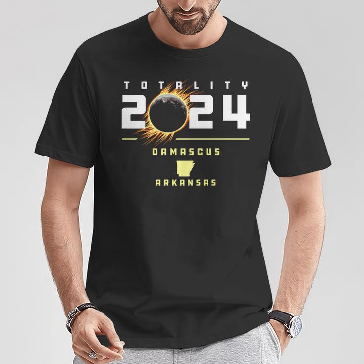 Damascus Arkansas 2024 Total Solar Eclipse T-Shirt Unique Gifts