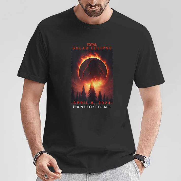 Danforth Maine Total Solar Eclipse 2024 T-Shirt Unique Gifts