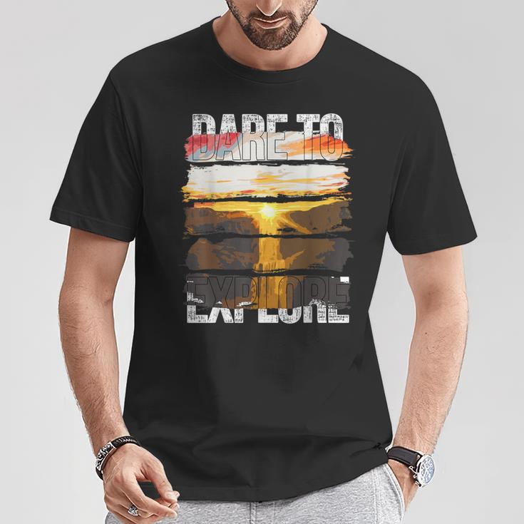 Dare To Explore Waterfalls T-Shirt Unique Gifts