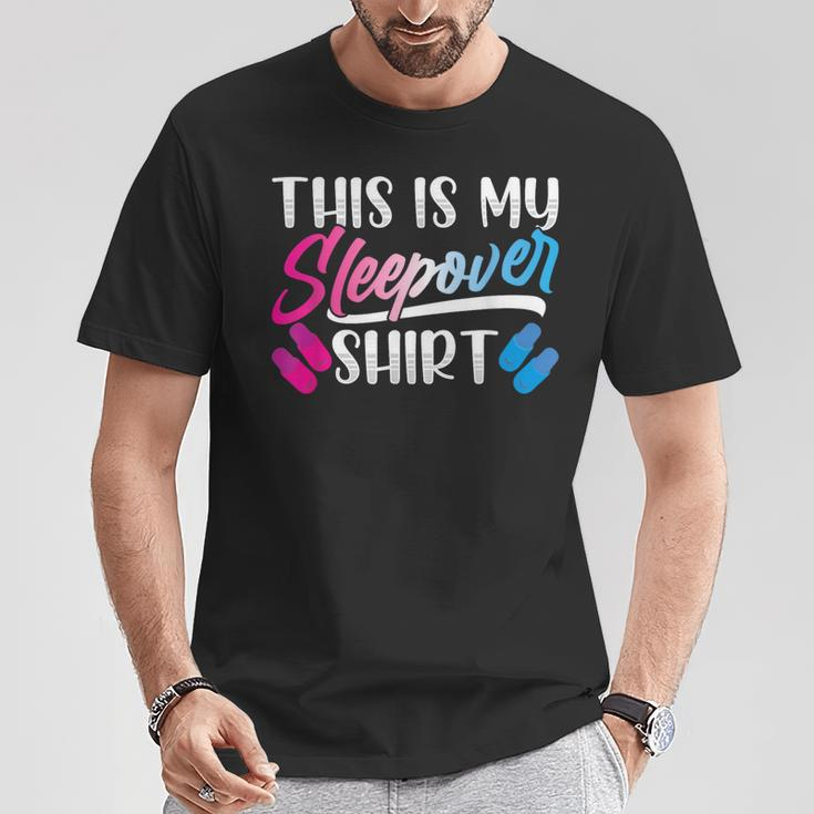 Das Ist Mein Sleepover Übernachtung Übernachten Cute T-Shirt Lustige Geschenke