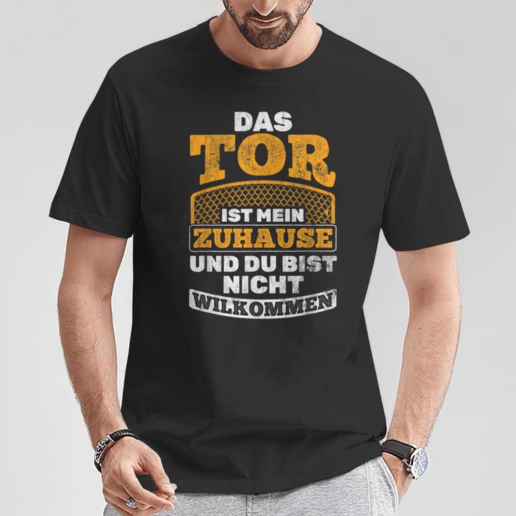 Das Tor Ist Mein Zuhause Football Goalkeeper T-Shirt Lustige Geschenke