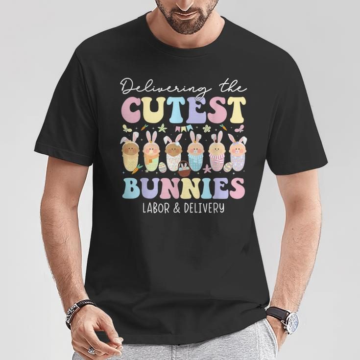 Delivering The Cutest Bunnies Easter Labor & Delivery Nurse T-Shirt Unique Gifts