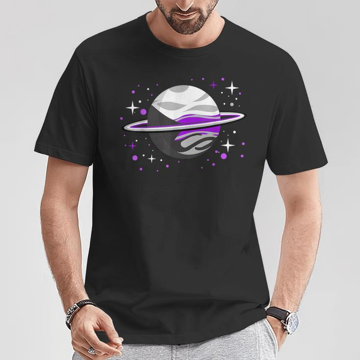 Demisexual Outer Space Planet Demisexual Pride T-Shirt Unique Gifts