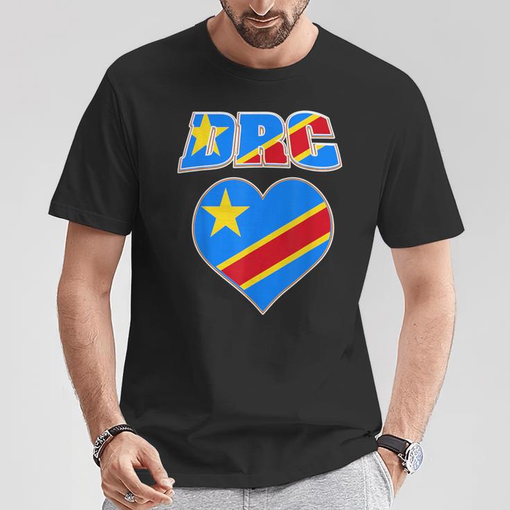 Democratic Republic Of Congo Pride Congolese Flag Love Drc T-Shirt Unique Gifts