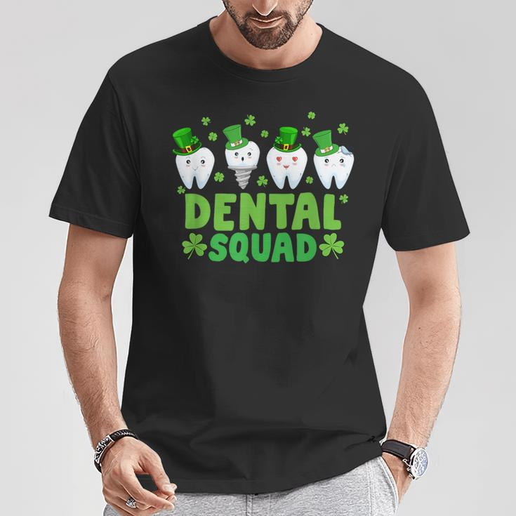 Dental Squad Leprechaun Th Happy St Patrick's Day Dentist T-Shirt Personalized Gifts