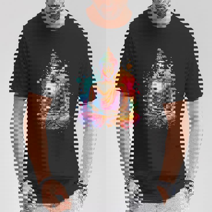 Bouddha Illumination Spirituelle Et Calme Méditations T-Shirt Cadeaux drôles