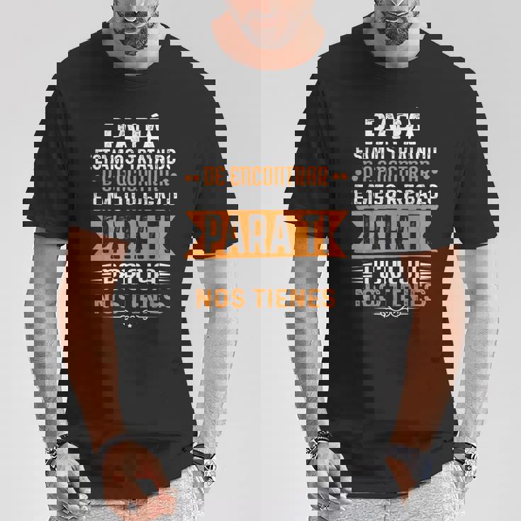 Día Del Padre E Hijo E Hija Para Mejor Padre Papá Camiseta unisex Regalos divertidos