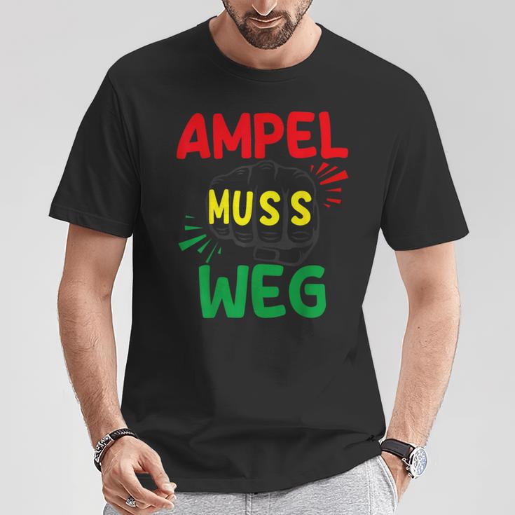 Die Ampel Muss Weg Gray T-Shirt Lustige Geschenke