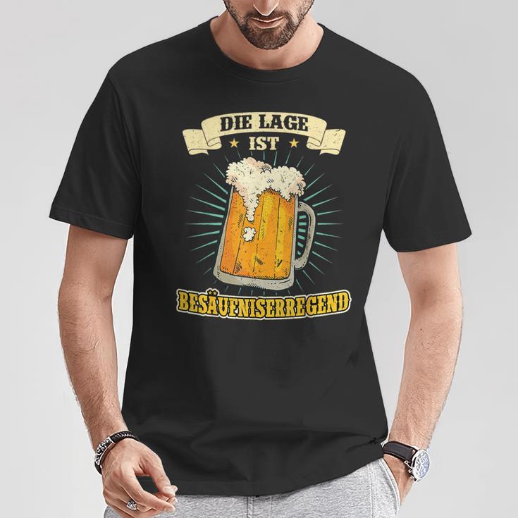 Die Lage Ist Besaffniserregen T-Shirt Lustige Geschenke