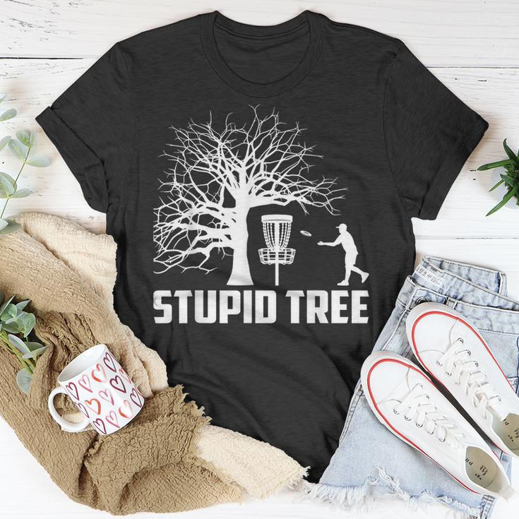 Disc Golf Stupid Tree Disc Golf T-Shirt Unique Gifts