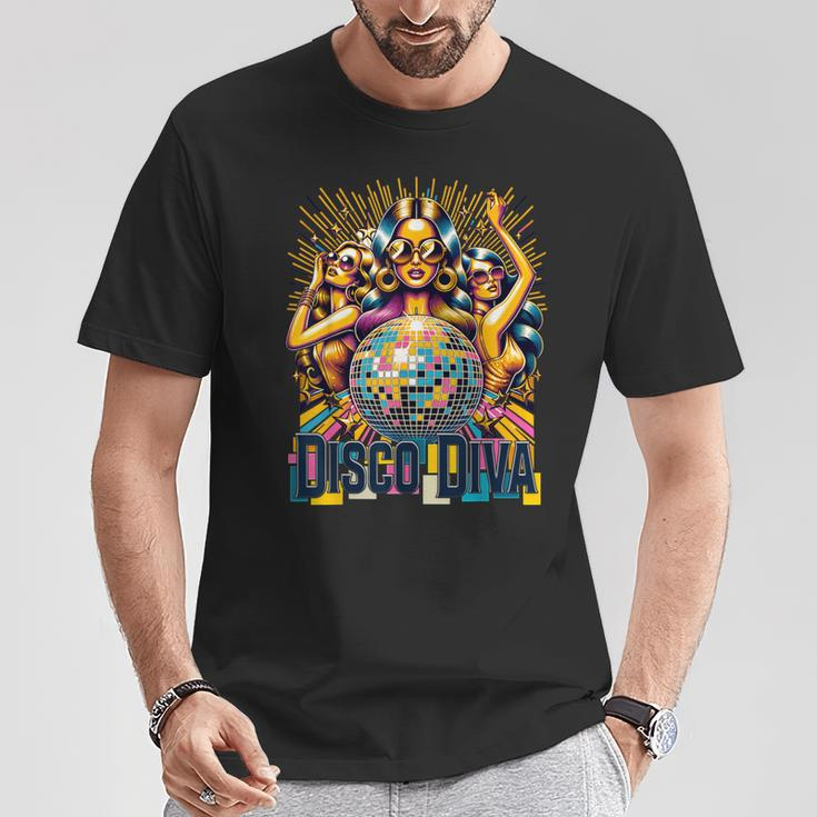 Disco Diva 70S 80S Party Retro Vintage Disco T-Shirt Unique Gifts