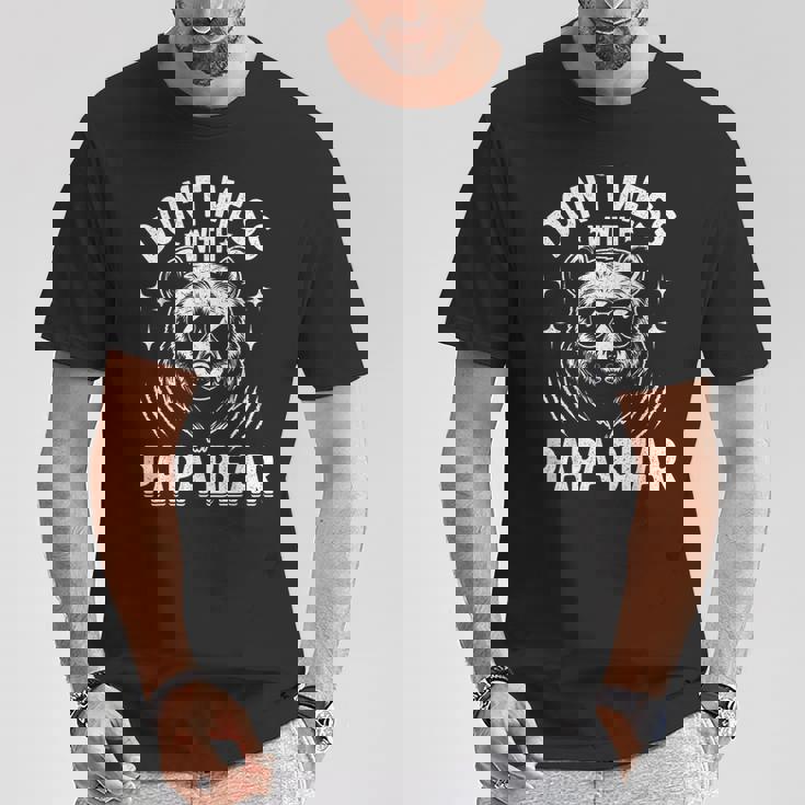 Divertido Papá Oso No Te Metas Con Papá Bear Divertido Día Del Padre Camiseta unisex Regalos divertidos