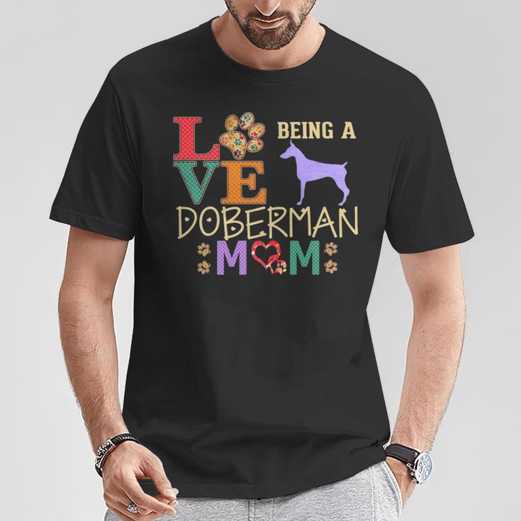 Doberman Pinscher For Doberman Dog Lovers T-Shirt Unique Gifts