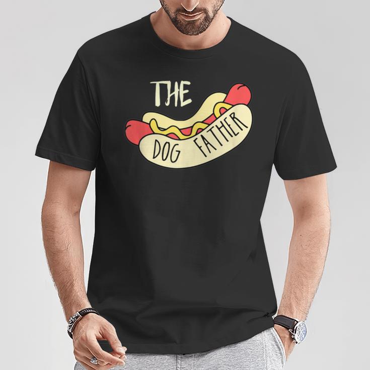 The Dog Father Bbq Hot Dog Dad Father's Day Grill Father T-Shirt Unique Gifts