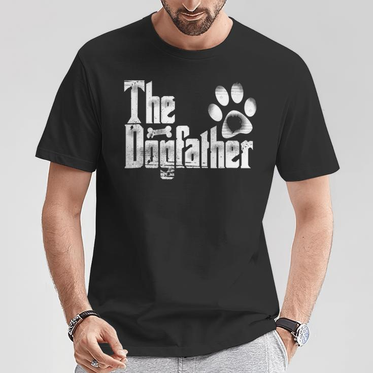 The Dogfather Dog Dad Father's Day T-Shirt Unique Gifts
