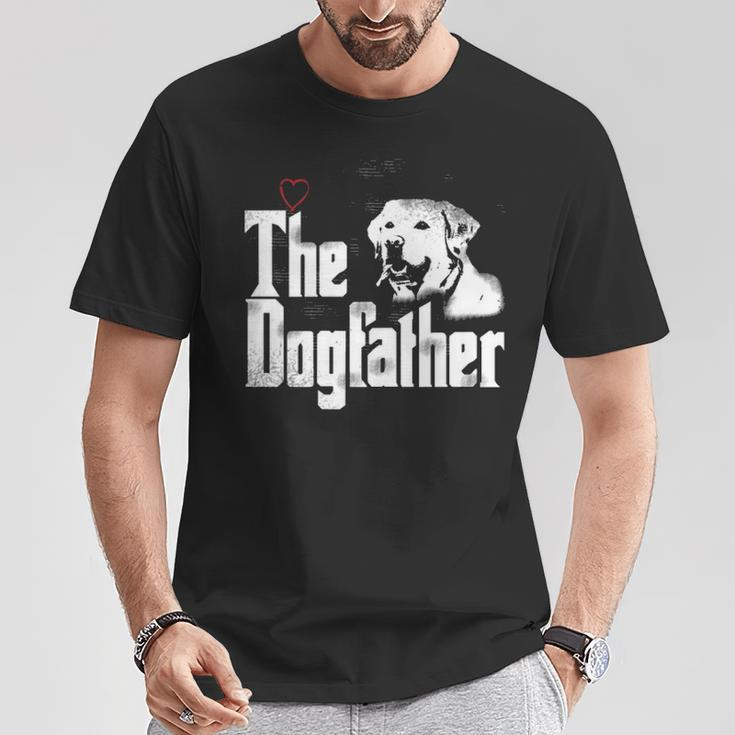 The Dogfather Labrador DadFathers Day T-Shirt Unique Gifts