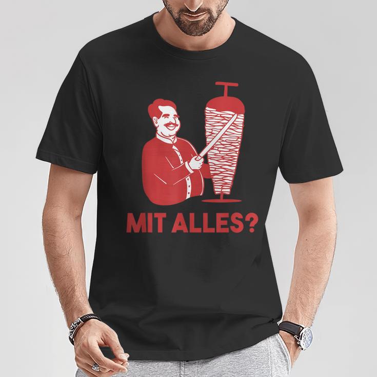 Doner Kebab Mit Alles Dad Joke T-Shirt Lustige Geschenke