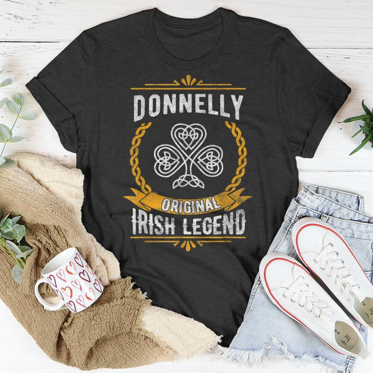 Donnelly Irish Name Vintage Ireland Family Surname T-Shirt Funny Gifts