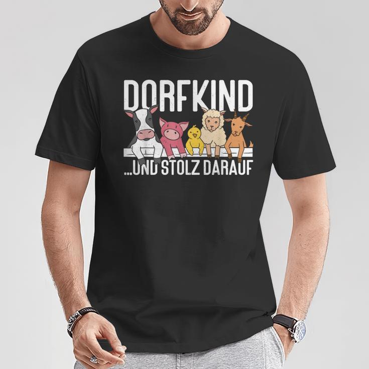 Dorfkind Und Stolz Darauf Farmers Children's T-Shirt Lustige Geschenke