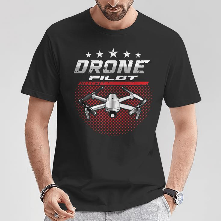 Drone Pilot Quadcopter Whoop Copter Pilot Drone T-Shirt Lustige Geschenke