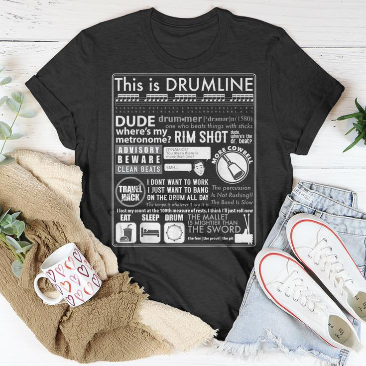 This Is Drumline Drum Line Sayings & Memes T-Shirt Unique Gifts