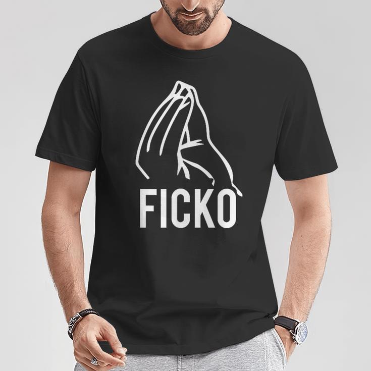 Du Ficko Wage Italian Gesture T-Shirt Lustige Geschenke