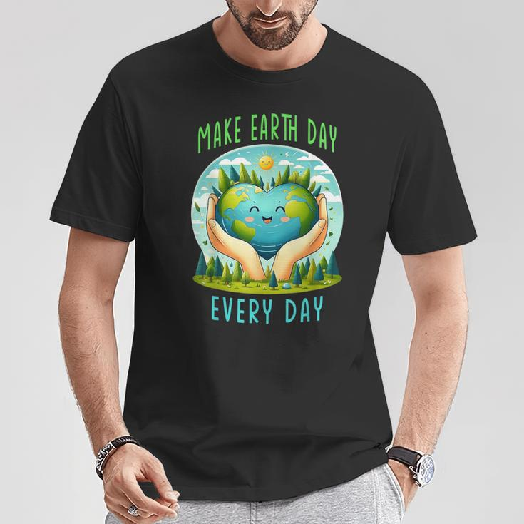 Earth Day 2024 Make Earth Day Every Day Cute Earth Day T-Shirt Unique Gifts