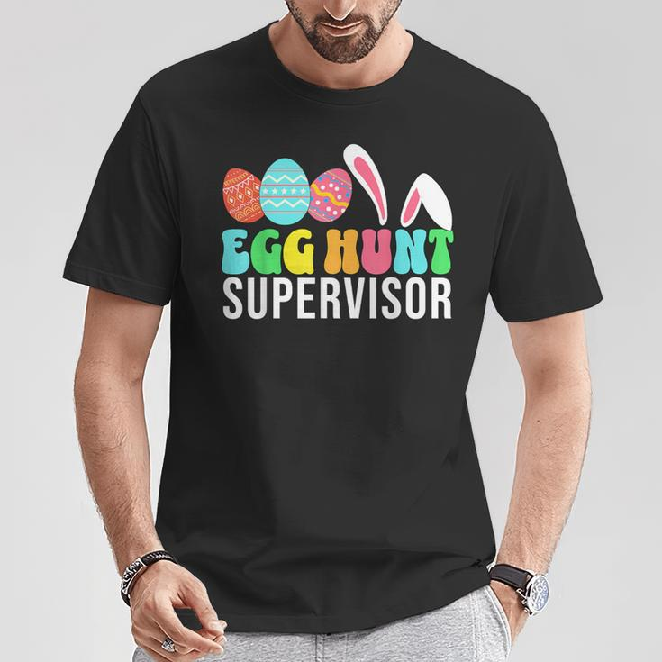 Easter Egg Hunting Supervisor Parents T-Shirt Unique Gifts