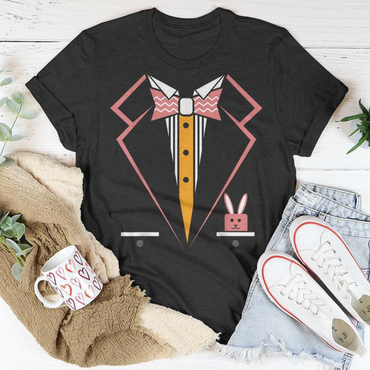 Easter Tux Costume Tuxedo Easter Sunday T-Shirt Unique Gifts