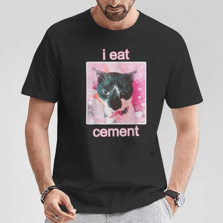 I Eat Cement Cat T-Shirt Personalized Gifts