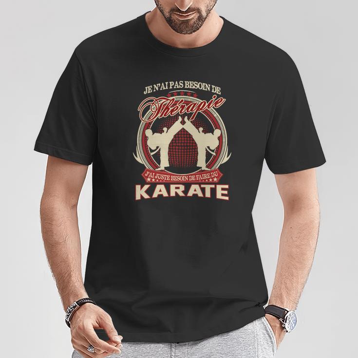 Édition Limitée Thérapie Karate T-Shirt Cadeaux drôles