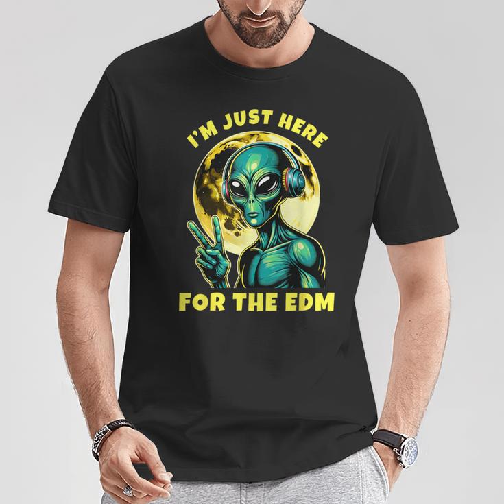 Edm Electronic Music Dj Rave Alien Women T-Shirt Unique Gifts