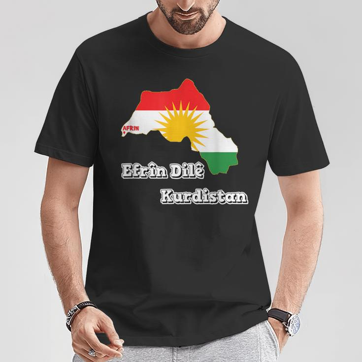 Efrin Dile Kurdistane T-Shirt Lustige Geschenke