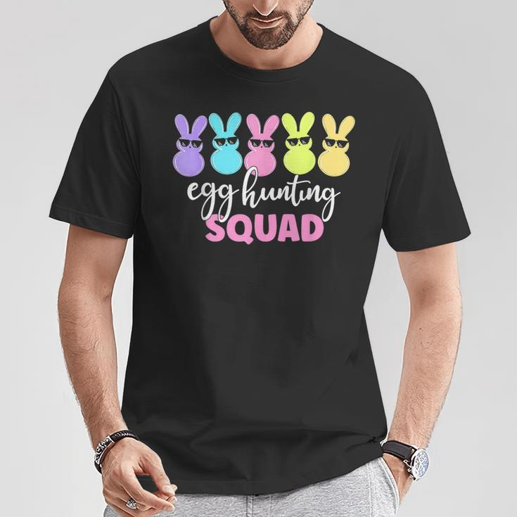 Egg Hunting Squad Crew Family Happy Easter Bunny Womens T-Shirt Funny Gifts
