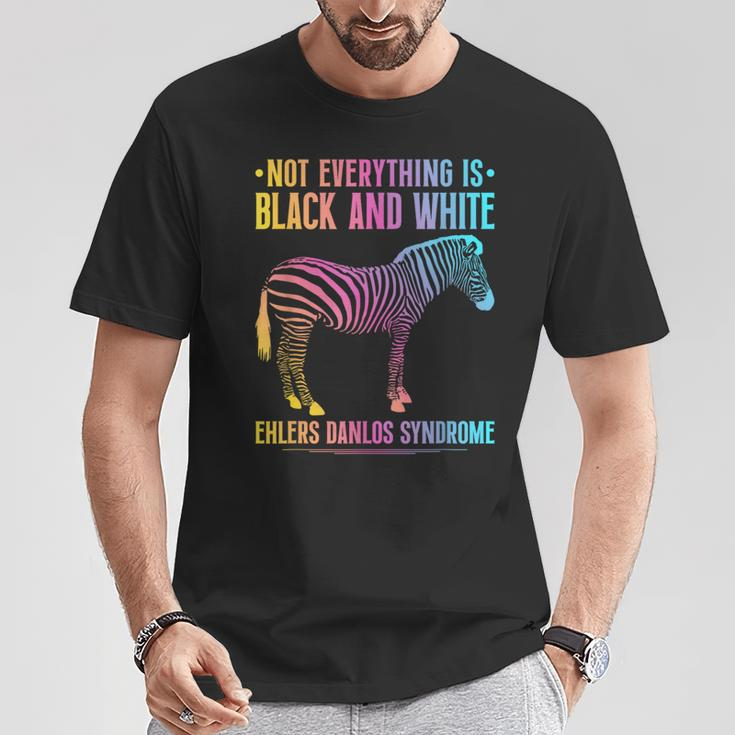 Ehlers Danlos Syndrome Black And White Eds Zebra T-Shirt Personalized Gifts
