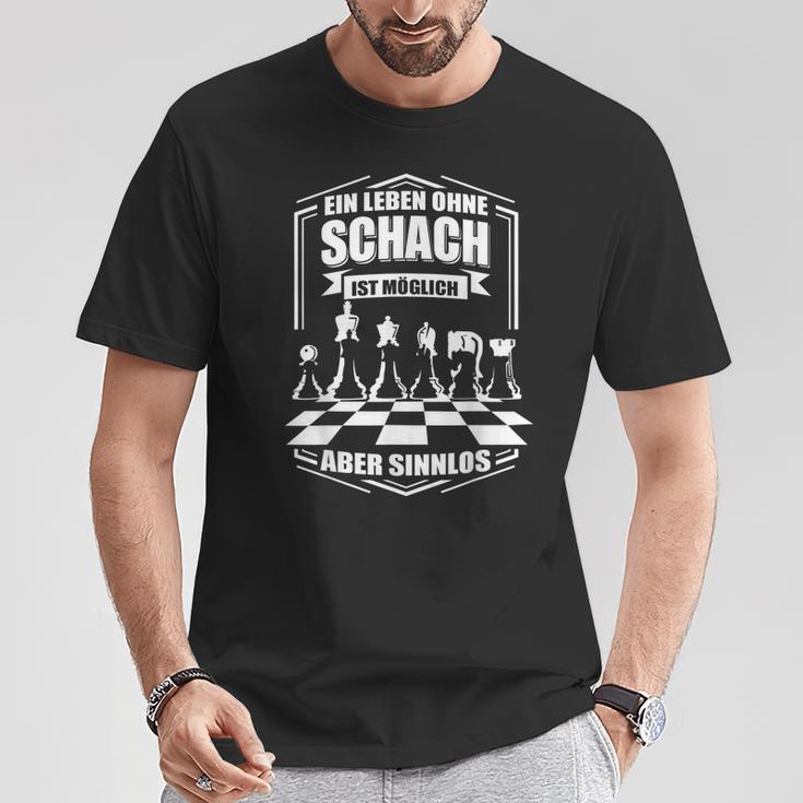 Ein Leben Ohne Schach T-Shirt, Spruch für Schachspieler Lustige Geschenke