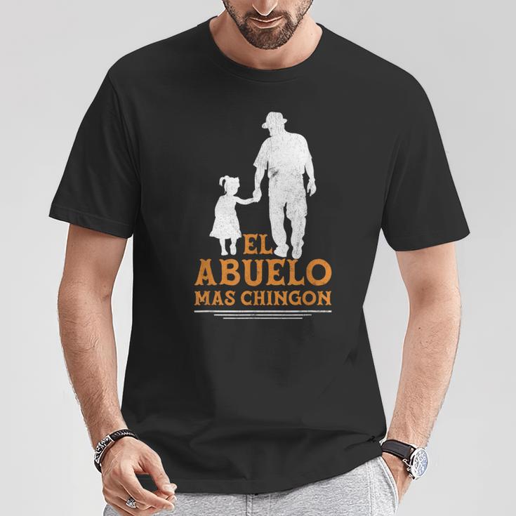 El Abuelo Mas Chingon Abuelo In Spanish Grandpa T-Shirt Unique Gifts