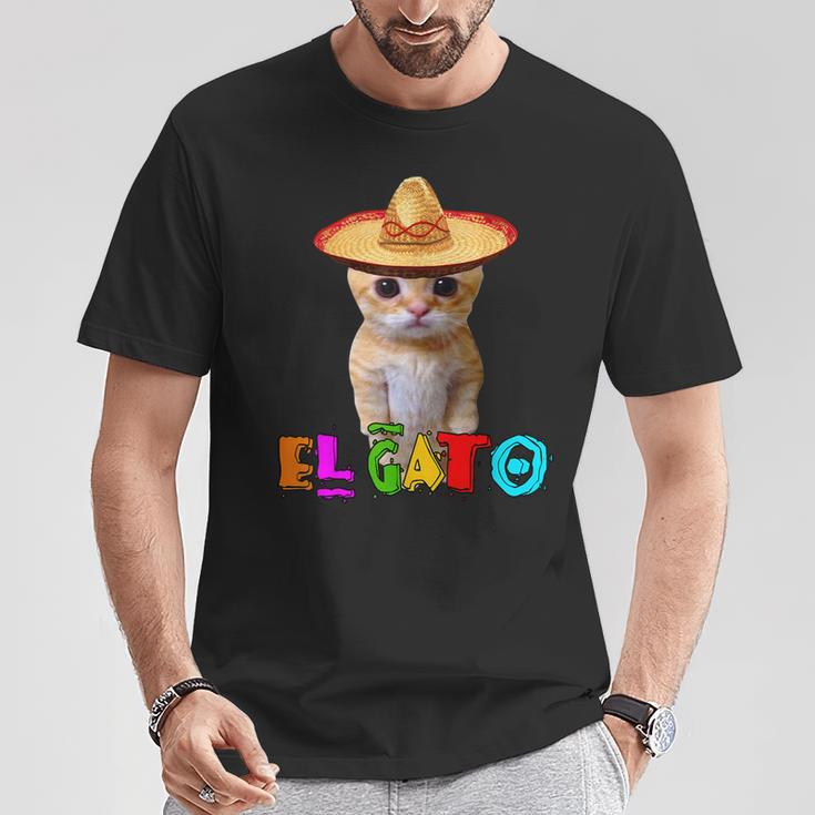 El Gato Meme Mexican Cat Latino Munchkin Kitty Cinco De Mayo T-Shirt Unique Gifts