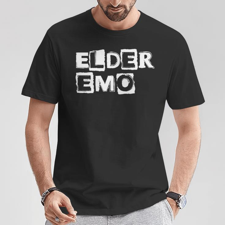 Emo Rock Elder Emo Y2k 2000S Emo Ska Pop Punk Band Music T-Shirt Unique Gifts